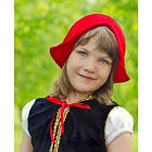 Карнавальний костюм Червона шапочка для дівчинки (велюровий), фото 7