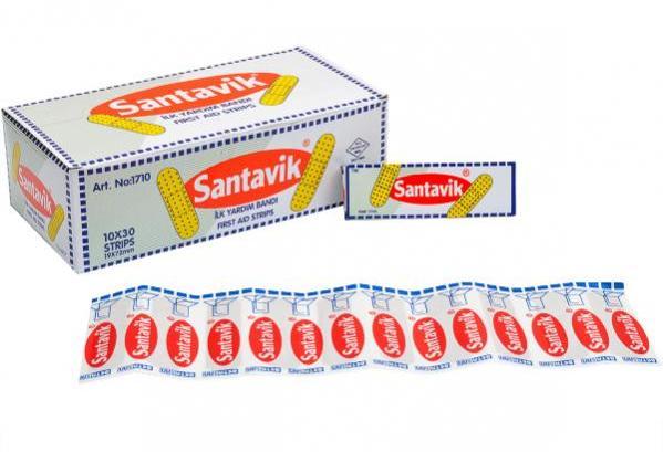 Пластир бактерицидний Santavik (300 шт.)
