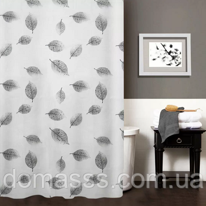 Шторка для ванної кімнати Leaves (180 х 180 см)