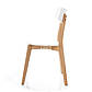 Білі дерев'яні стільці для кухні Signal Mosso з жорстким сидінням в скандинавському стилі Польща, фото 10