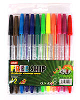 Набір кулькових ручок 12 кольорів 936-12 014200