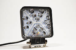 Світлодіодна LED-фара робоча 48 Вт, (3 Вт*16ламп) + Поворотник жовтий
