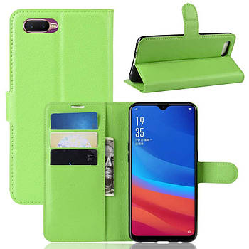 Чохол-книжка Litchie Wallet для Oppo A5s / AX5s Green