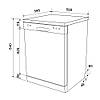 Посудомийка соло VENTOLUX DW 6012 4M NA FS, фото 6