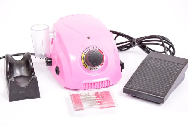 Апарат для манікюру і педикюру DM-212 45000RPM/65W Pink, фото 1