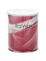 Теплый воск в банке Italwax - Роза 800 г