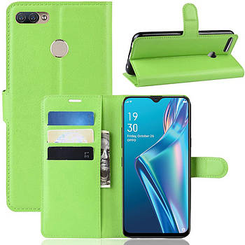 Чохол-книжка Litchie Wallet для Oppo A12 Green