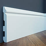 Плінтус ударостійкий високий LPC-24 Cezar з дюрополімер висотою 136 мм, 2,44м. Польща, фото 5