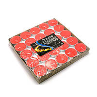 Свечи Condle "Чайные" красные упаковка-50шт, (18х18х2 см) (Zp26897)