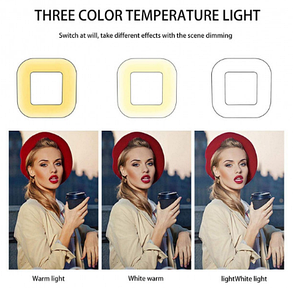 Світлодіодна LED лампа Ring Fill Light 26 см + Студійний штатив Stend 200 см, фото 2