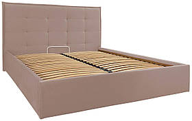 Двоспальне ліжко з високим узголів'ям Моніка Richman 160х200 см бежева з підйомним механізмом