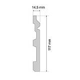 Плінтус ударостійкий LPC-22 Cezar з дюрополімер висотою 117 мм, Доставка, фото 4