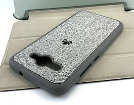 Чохол для Huawei Y3 2017 накладка силіконовий протиударний Canvas тканина сірий, фото 3