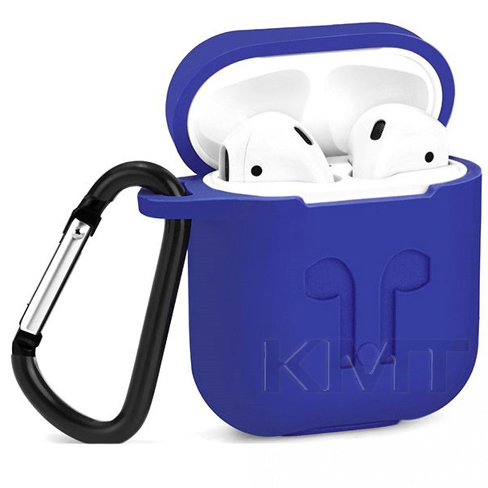 Silicone Case For AirPods . — Blue