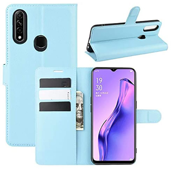 Чохол-книжка Litchie Wallet для Oppo A31 / A8 Blue, фото 1