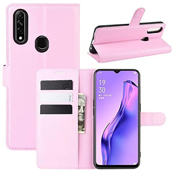 Чохол-книжка Litchie Wallet для Oppo A31 / A8 Pink, фото 1