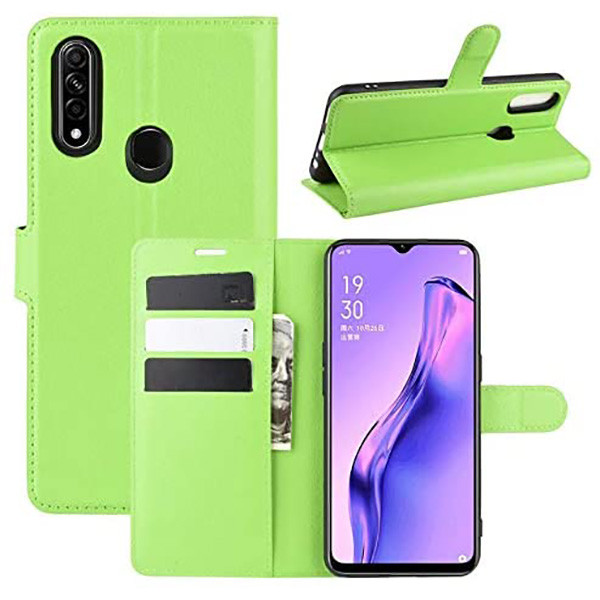Чохол-книжка Litchie Wallet для Oppo A31 / A8 Green, фото 1