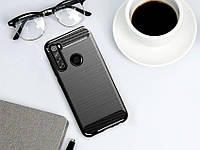 Резиновый чехол для Xiaomi Redmi Note 8T Carbon Fiber