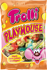 Желейні цукерки мармелад жувальний зефір Playmouse мишки 100г ТМ Trolli Троли Німеччина