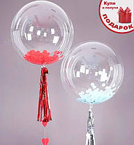 Повітряні кулі "Bubbles" Ø - 45 див., якісний матеріал, фото 2