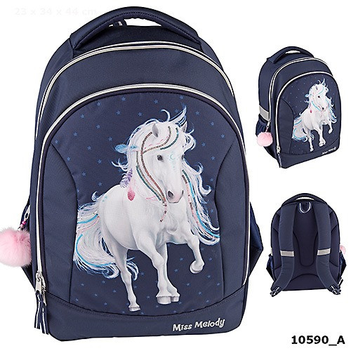 Рюкзак TOP Model Miss Melody синій (Top-Model Шкільний рюкзак ТОП Модель Портфель), фото 1