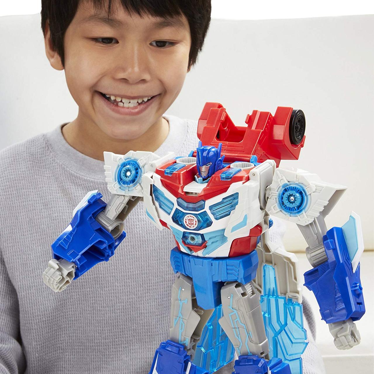 Трансформеры: Роботы под прикрытием заряженный Оптимус Прайм,32 см Hasbro B7066 - фото 8 - id-p1298714256