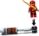 LEGO 70667 NINJAGO Мотоцикл-клинок Кая та снігохід Зейна 376 дет (ЛЕГО Мотоцикл-клинок Кая и снегоход Зейна), фото 4