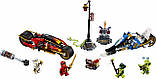 LEGO 70667 NINJAGO Мотоцикл-клинок Кая та снігохід Зейна 376 дет (ЛЕГО Мотоцикл-клинок Кая и снегоход Зейна), фото 8