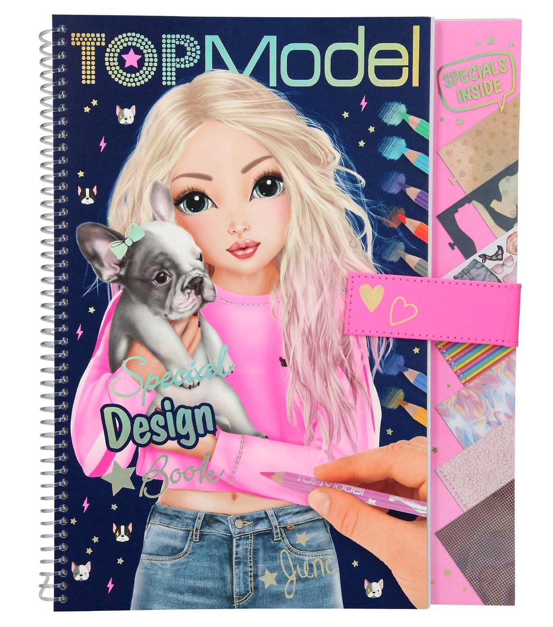 TOP Model Дизайн Одягу (ТОП Модел Special Design Book Doggy Альбом для розфарбовування Дизайн одягу 10715), фото 1