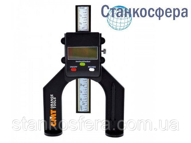 Цифровий вимірювач глибини та висоти CMT DHG-001 для налаштування виступу фрез, пилок та контролю виробів