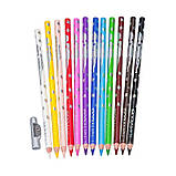 Набір кольорових олівців з точилкою Top Model 12 шт ( Набор цветных карандашей TOPModel, 12 шт ), фото 2