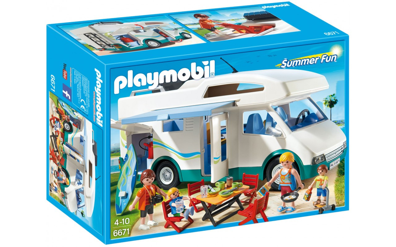 Конструктор Playmobil 6671 Авто-кемпер ( Сімейний автомобіль - будинок на колесах плеймобил 6671 )