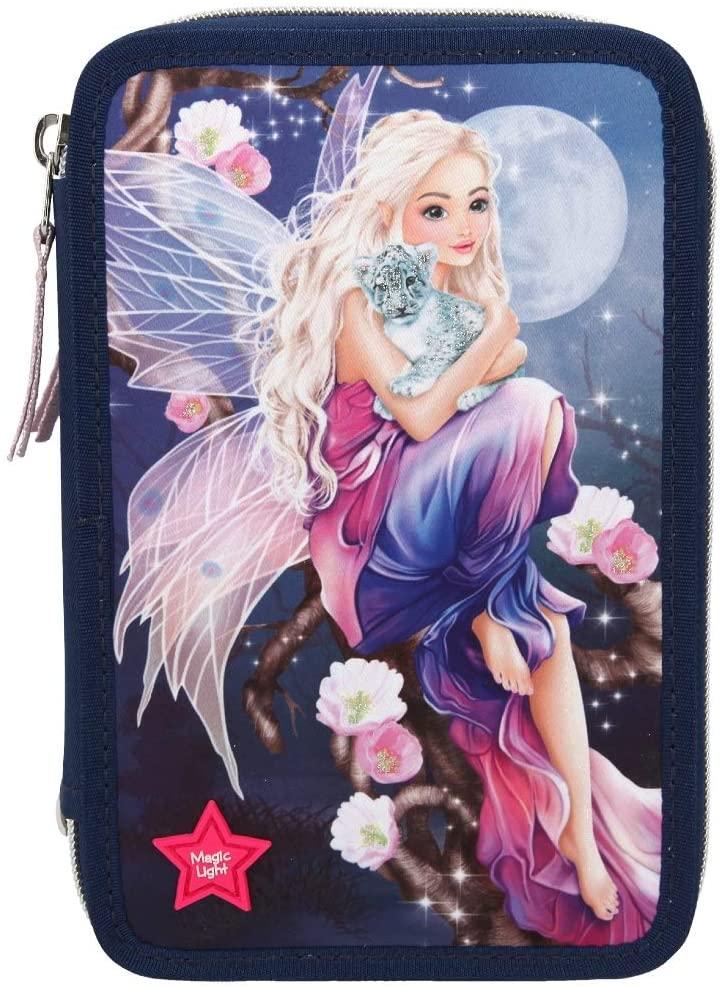 TOP Model Пенал з наповненням Фея і тигрик Fantasy Model з LED (Пенал ТОП Модел з наповненням depesche 10988), фото 1