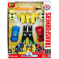 Transformers Hasbro Combiner Ultra Bee Ультра Бі Роботи під прикриттям (Робот трансформер Комбайнер Ультра Би)