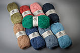 Пряжа вовняна Vivchari Colored Wool, Color No.822 бордо Бургундії, фото 5