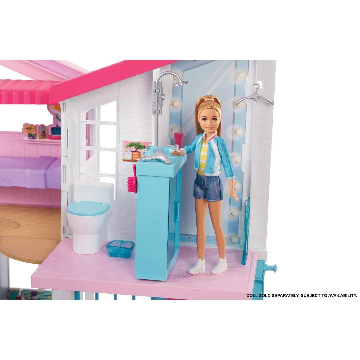 Barbie Будиночок Барбі Малібу (Будиночок в Малібу Барбі Набір Mattel Barbie Malibu House FXG57 ДІМ 6 кімнат) - фото 4 - id-p1298717654