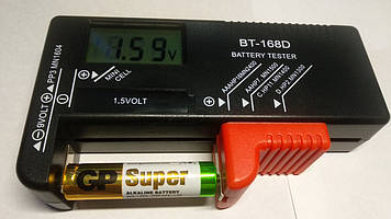Тестер батарейок і акумуляторів BT168D