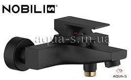 Змішувач для ванни Nobili Seven Black моноблок одноважільний (SE124110/1BM)
