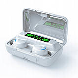 Бездротові навушники TWS F9-5С Bluetooth сенсорні HD Stereo Power Bass PowerBank., фото 3