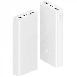 Додаткова батарея Power Bank  Xiaomi 3 18W 20000 mAh, White