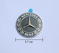 Эмблема на капот Mercedes w124/w210/202/w203 /w204/w140/w211/w221/w220 57 мм