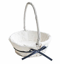 Кошик із лози декоративний, подарунковий, висота — 40 см, Польща