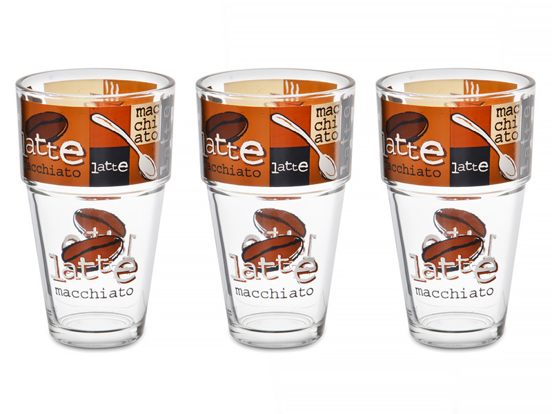 Високі склянки Cerve s.p.a. Італія Латте 350мл 3пр