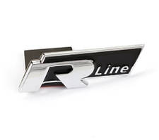 Емблема решітки радіатора VW Volkswagen R-line чорна тип1