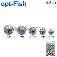 Груз куль ковзний 4.5 g (100 шт.)