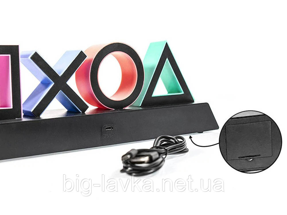 Світильник PlayStation Icon Light USB, фото 1
