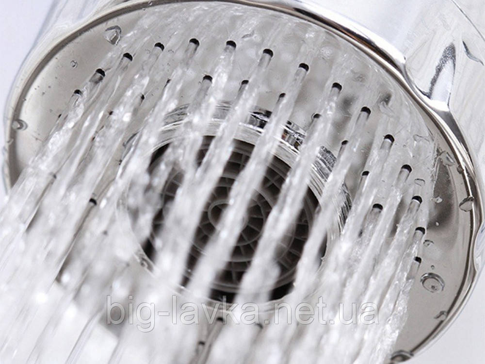 Насадка розпилювач на кран Turbo Flex 360˚ з гнучким шлангом, фото 1