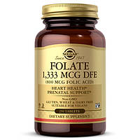 Витамины и минералы Solgar Folate 1333 mcg (Folic Acid 800 mcg), 250 таблеток