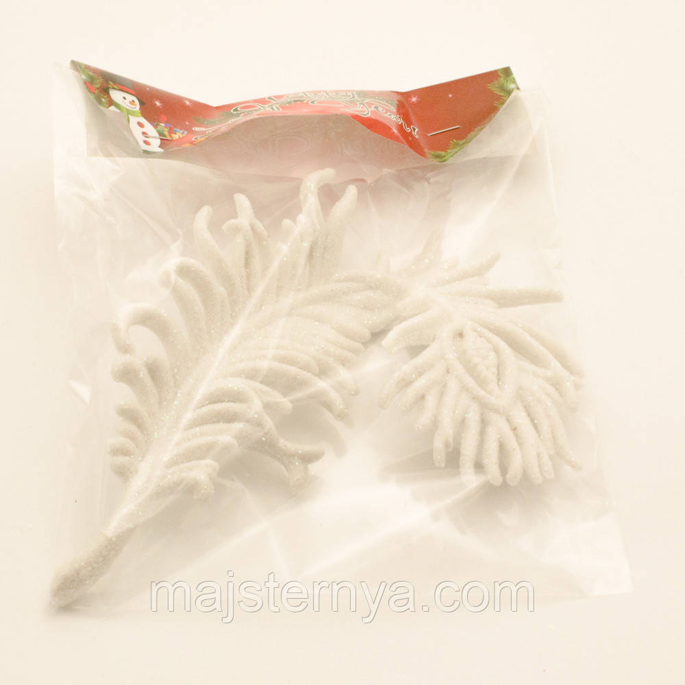 Новорічна підвіска Пір'їна розпушена