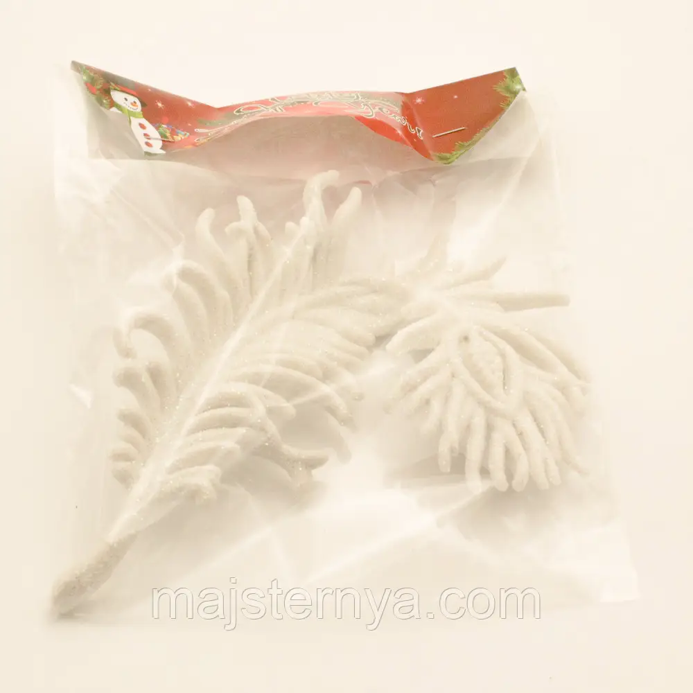 Новорічна підвіска Пір'їна розпушена